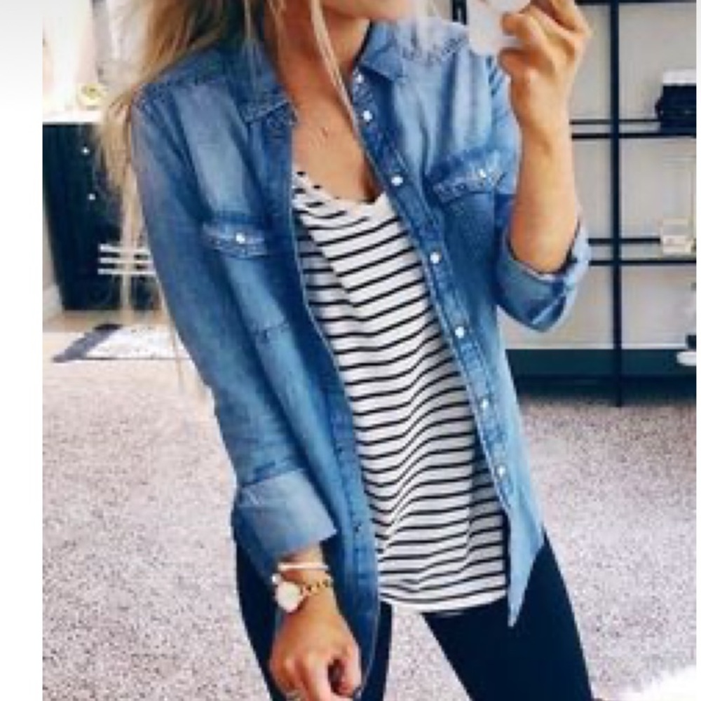 Treasure& Bond Jean Flannel